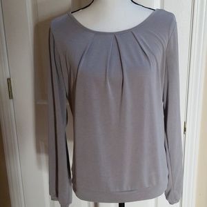 Buckle BKE light grey blouse with open back